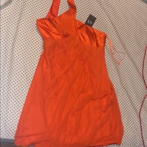 Armani orange dress